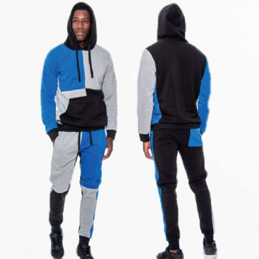 Men's Colorblock Jogger Set